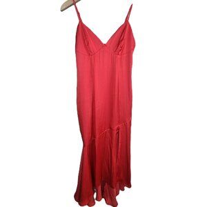 Bardot Deanna Slip Dress Fire Red